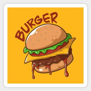 Burger Lovers Magnet